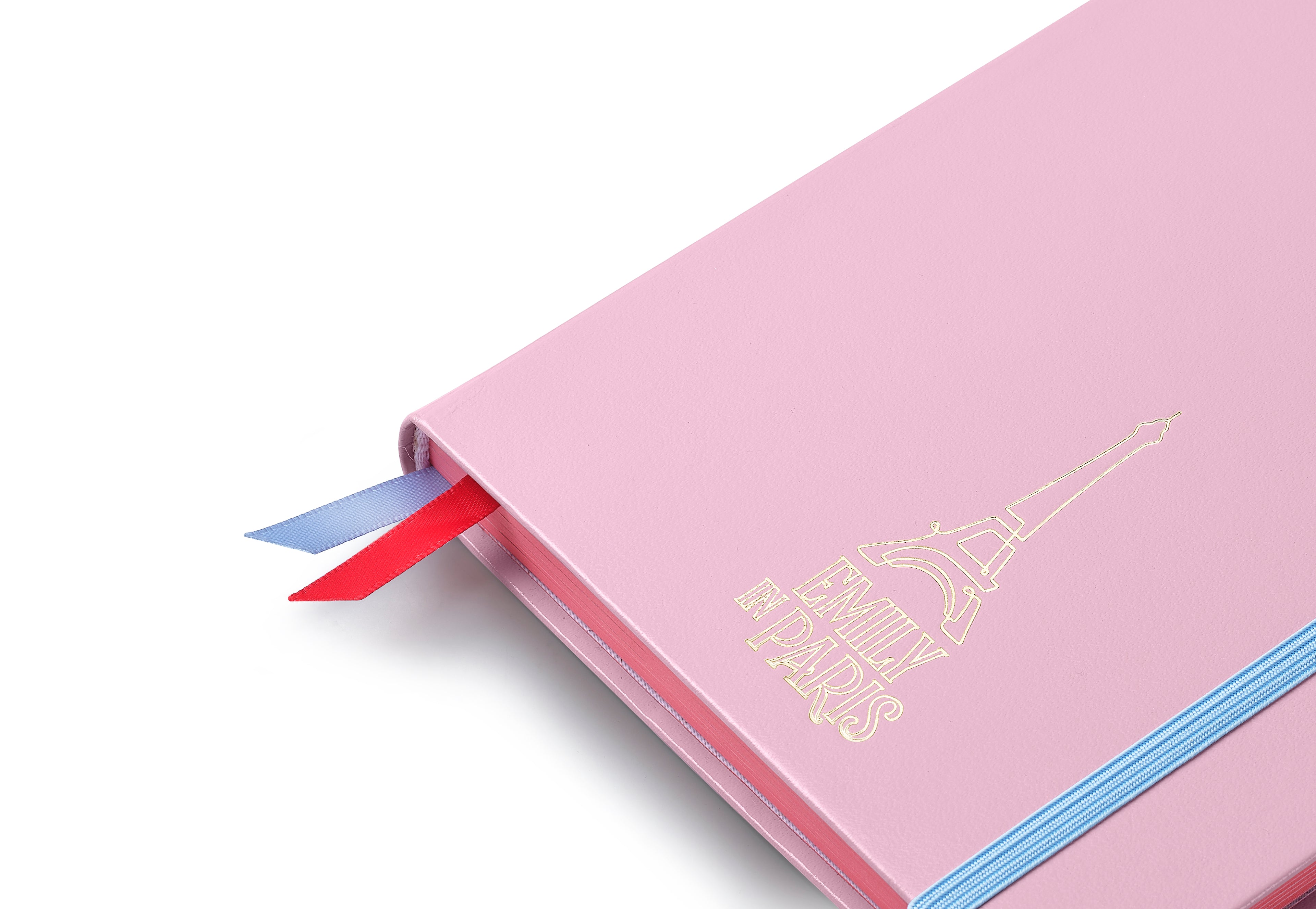 Sheaffer Emily in Paris Medium Journal 90 GSM Ink Friendly Paper with Embossed Eiffel Tower - Pink
