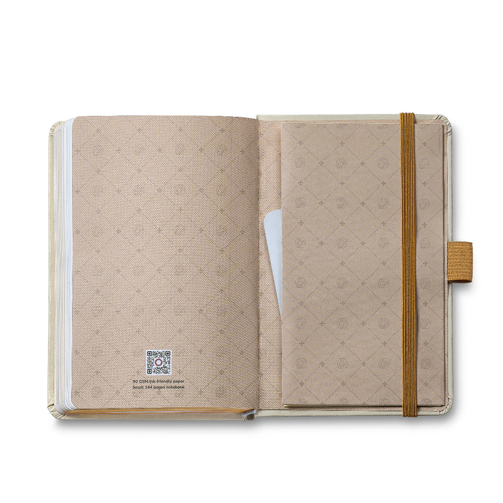 Sheaffer Gift Set ft. 100 Emily in Paris 9377 Champagne Gold Ballpoint Pen with Champagne Gold Trims and Hardbound Small Notebook pockets