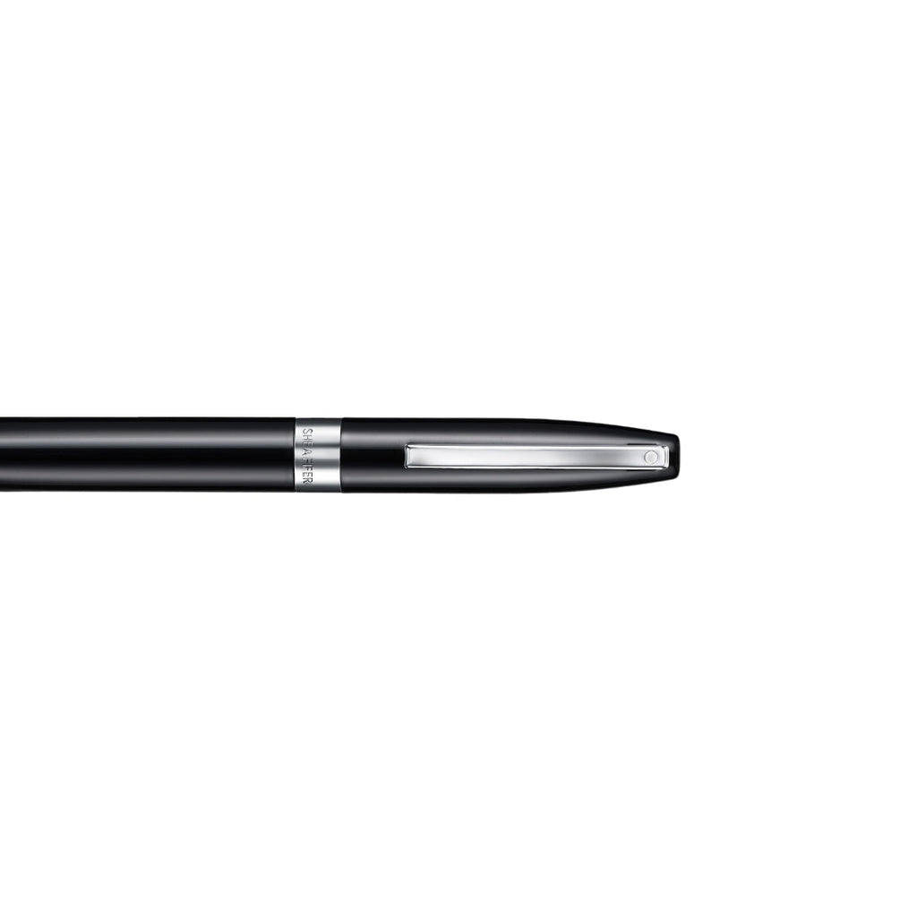 Sheaffer Legacy 9064 Glossy Black Ballpoint Pen With Chrome Trims clip details