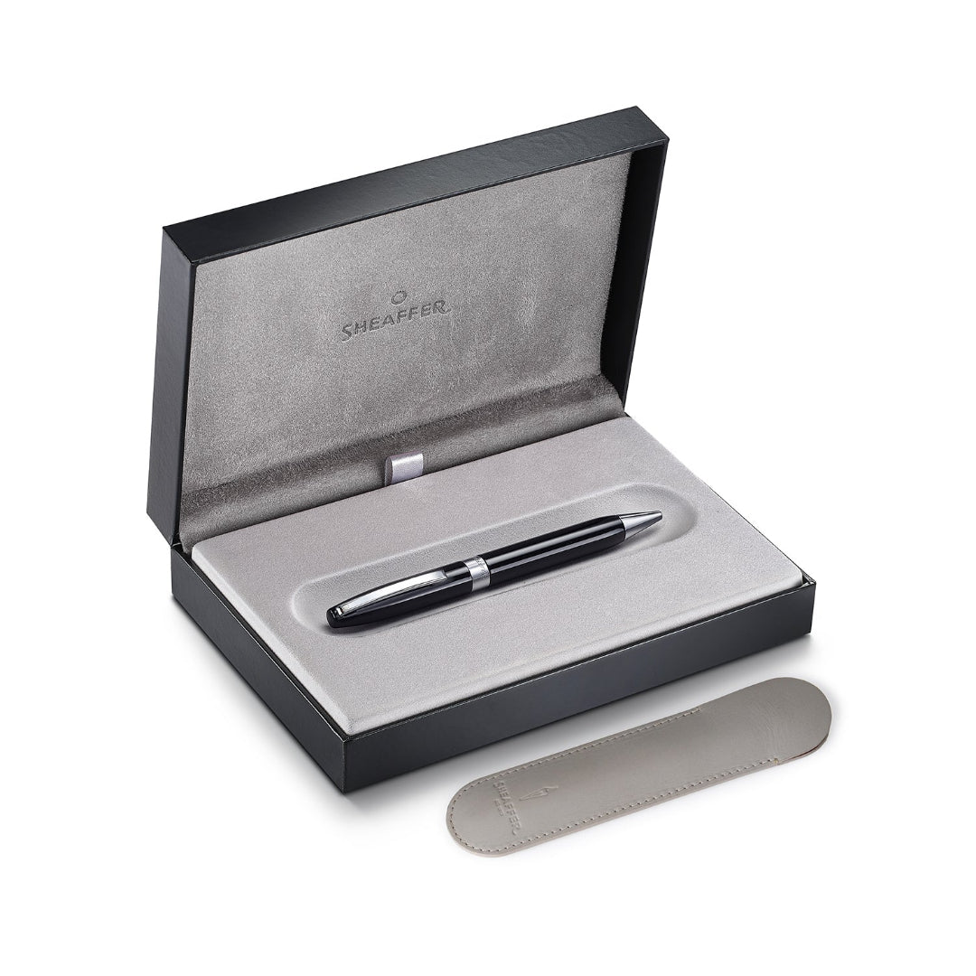 Sheaffer Legacy 9064 Glossy Black Ballpoint Pen With Chrome Trims premium gift box