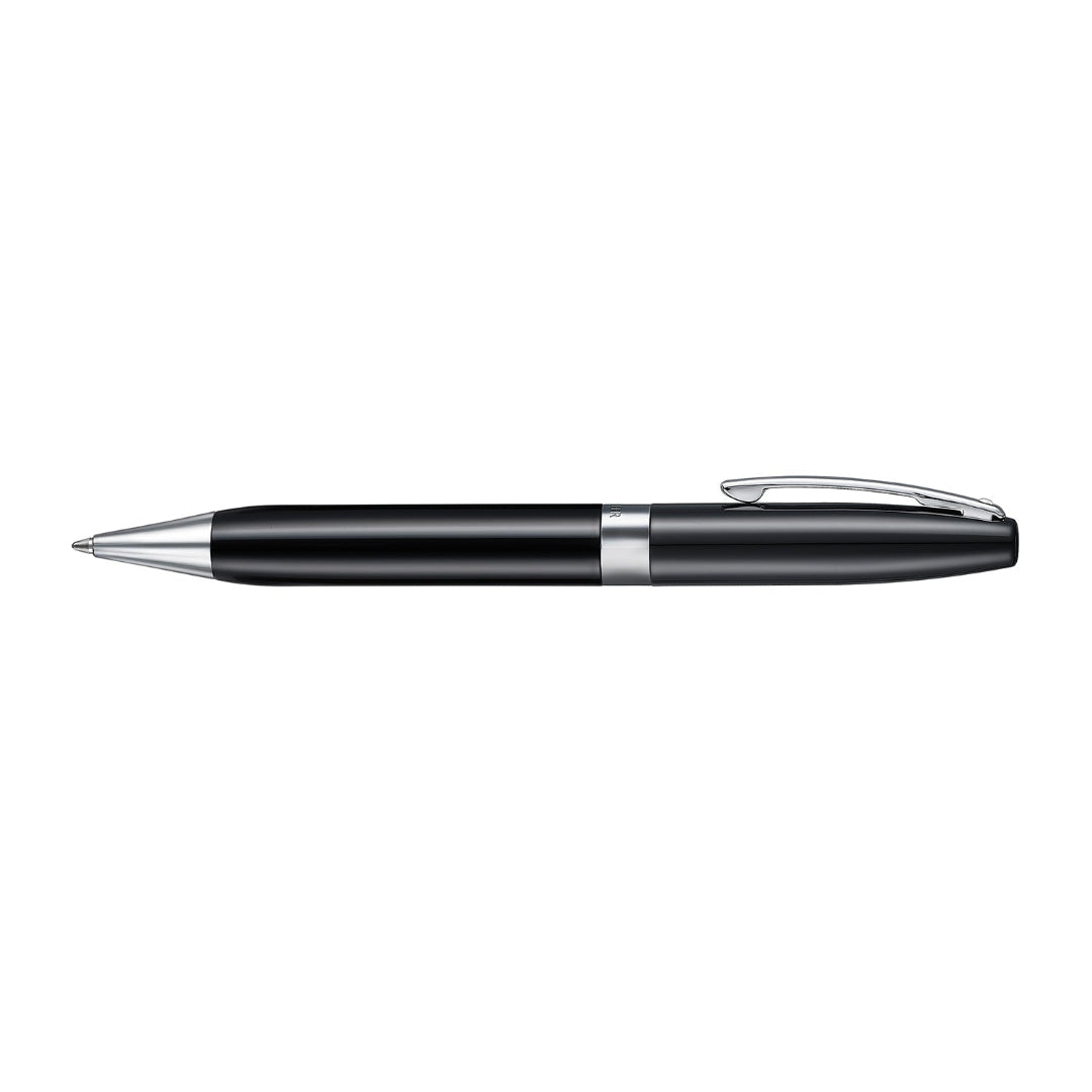 Sheaffer Legacy 9064 Glossy Black Ballpoint Pen With Chrome Trims side profile