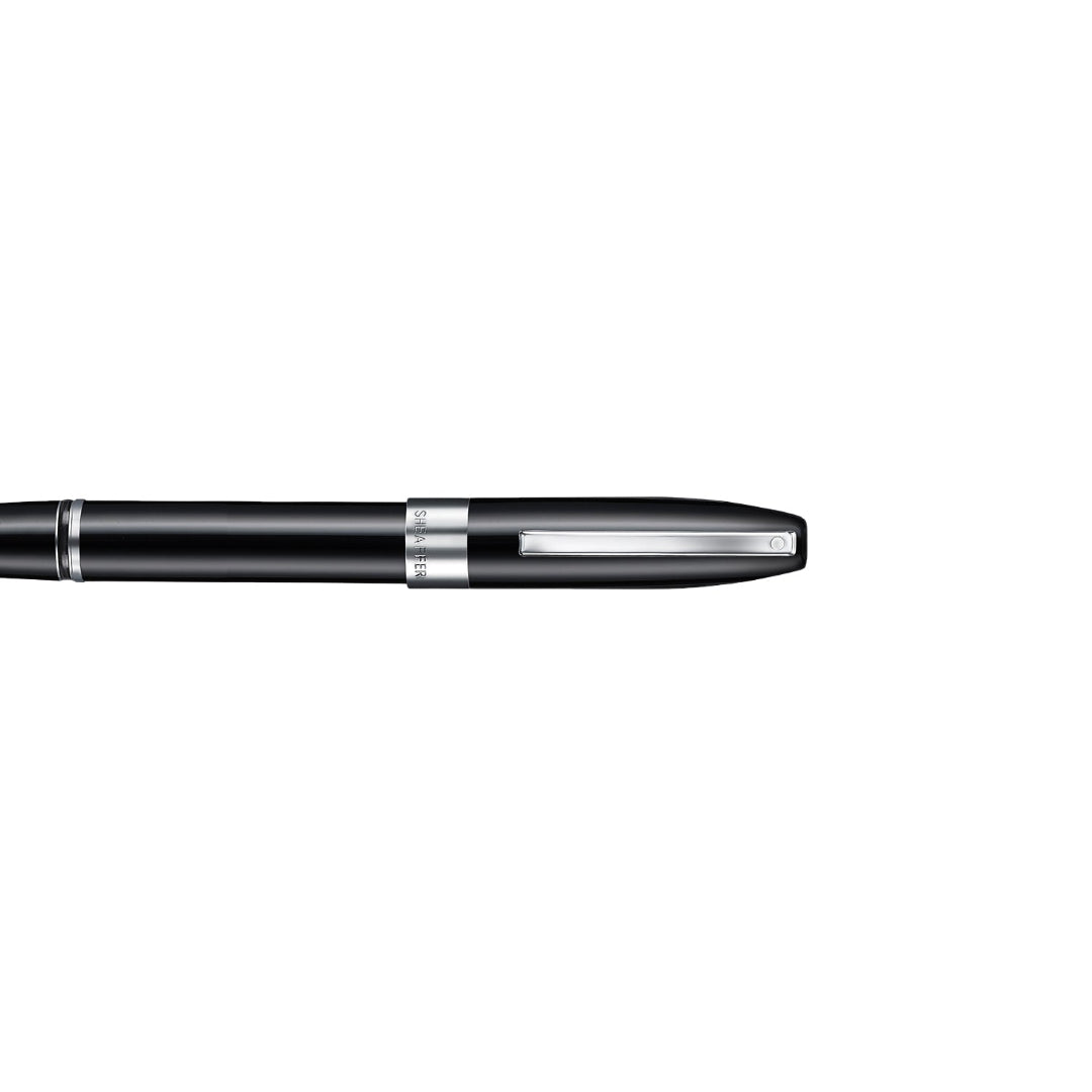 Sheaffer Legacy 9064 Glossy Black Rollerball Pen With Chrome Trims clip details