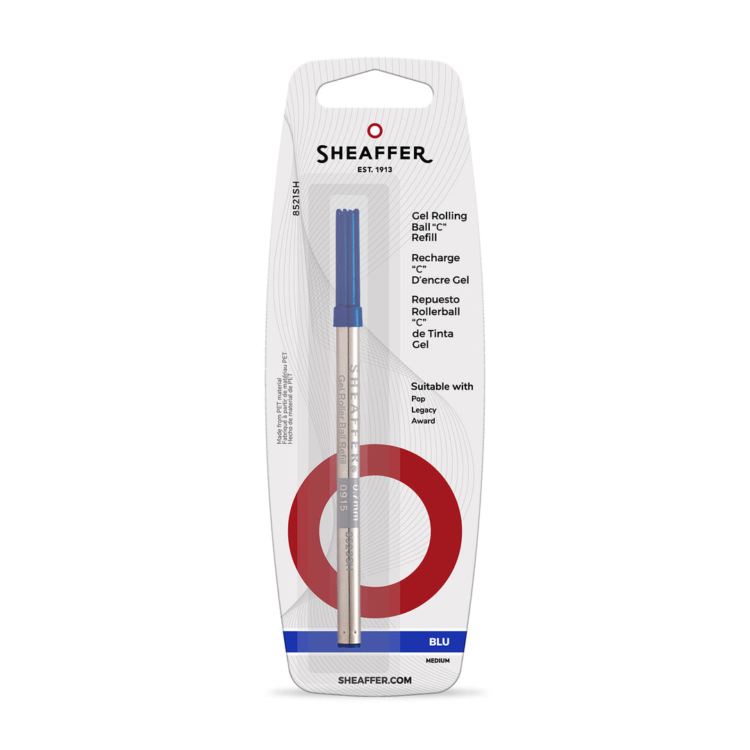 Sheaffer Rollerball Pen Refill Blister Card Medium Nib for Award