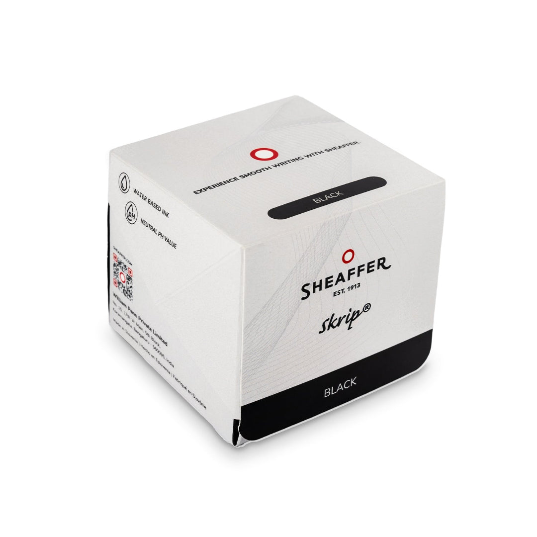 Sheaffer Skrip Ink Bottle (50 ml) Black in packaging