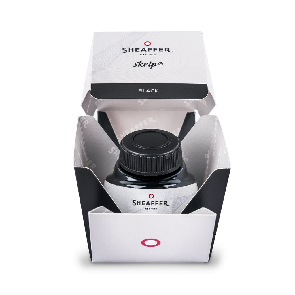 Sheaffer Skrip Ink Bottle (50 ml) Black inside packaging