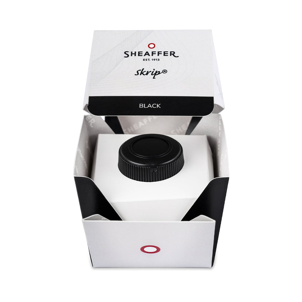 Sheaffer Skrip Ink Bottle (50 ml) Black open packaging