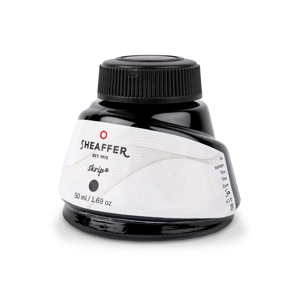 Sheaffer Skrip Ink Bottle (50 ml) Black side profile