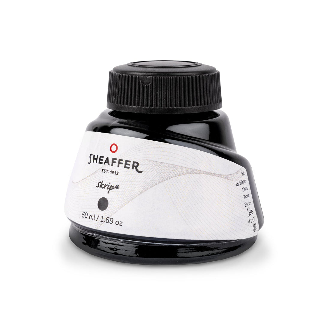 Sheaffer Skrip Ink Bottle (50 ml) Black side profile