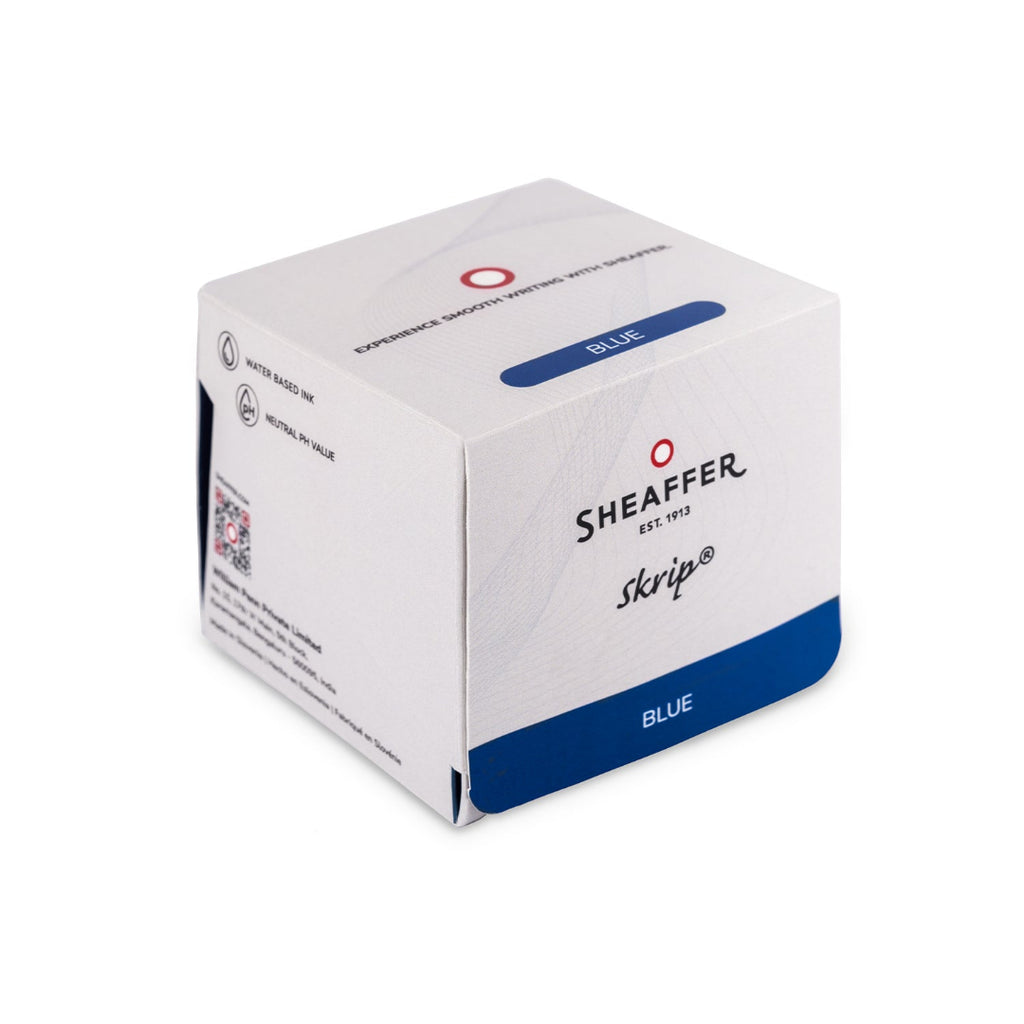 Sheaffer Skrip Ink Bottle (50 ml) Blue in packaging