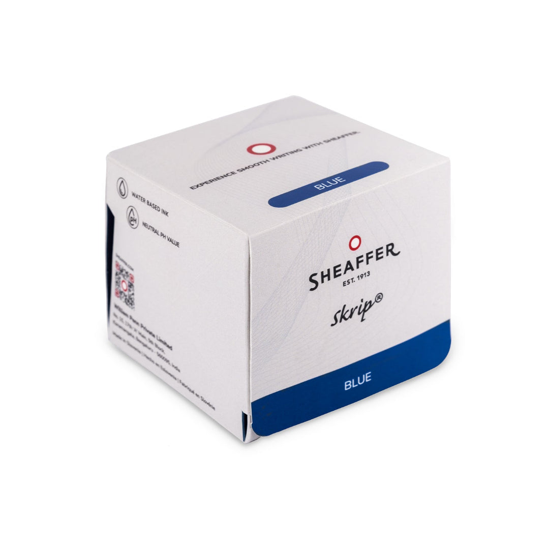 Sheaffer Skrip Ink Bottle (50 ml) Blue in packaging