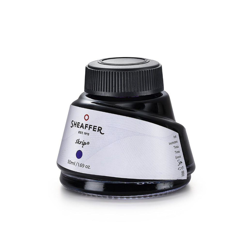 Sheaffer Skrip Ink Bottle (50 ml) - Purple side profile