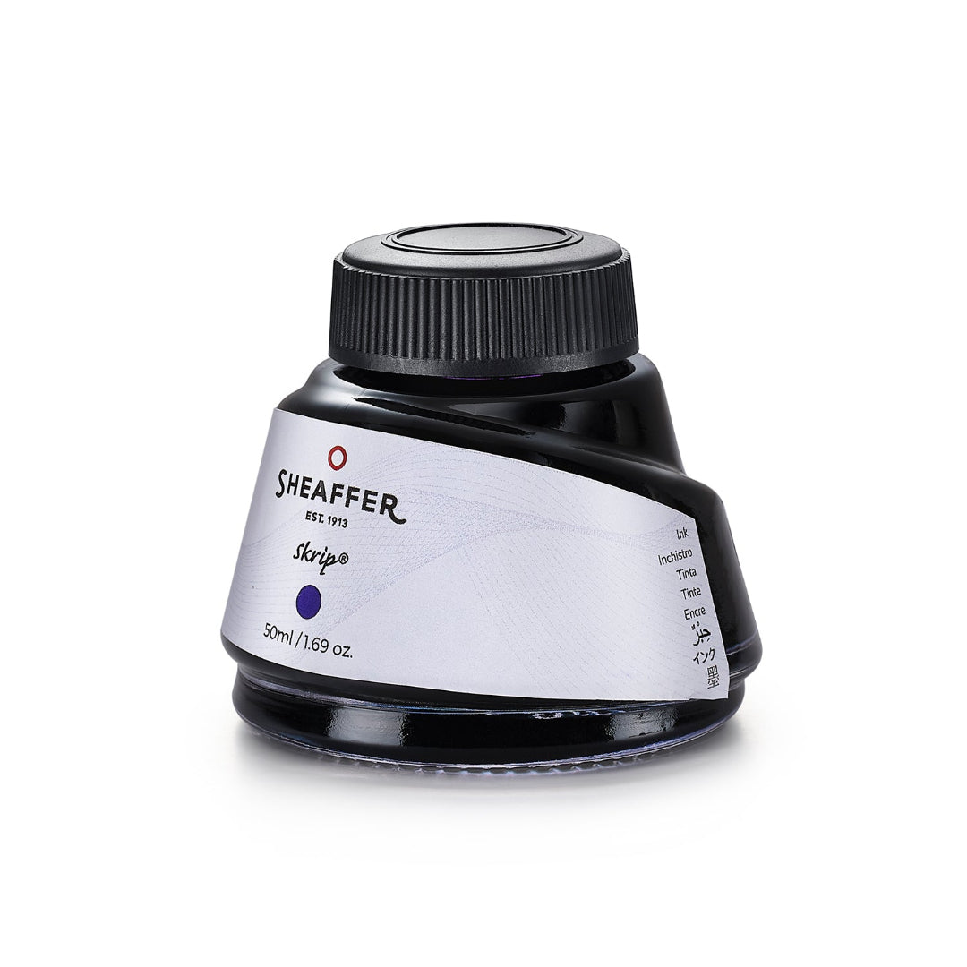 Sheaffer Skrip Ink Bottle (50 ml) - Purple side profile