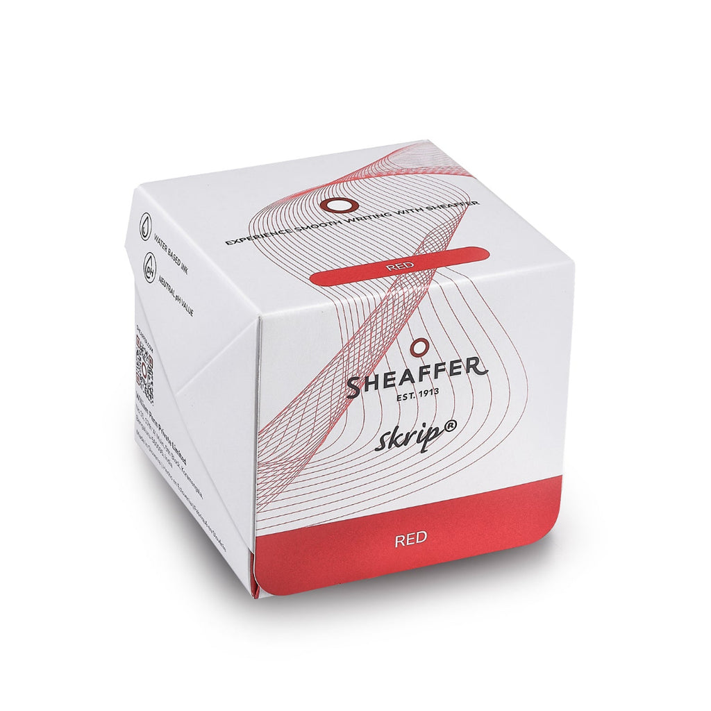 Sheaffer Skrip Ink Bottle (50 ml) Red packaging