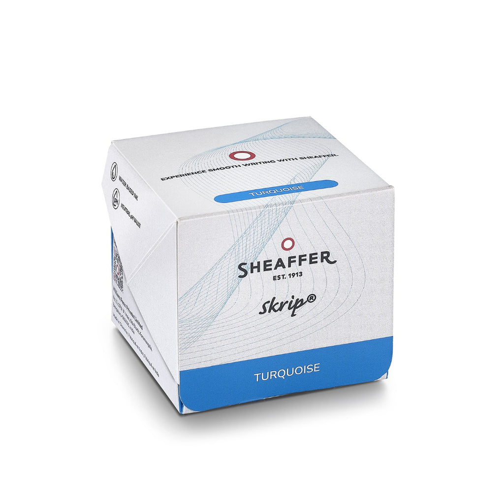Sheaffer Skrip Ink Bottle (50 ml) - Turquoise packaging