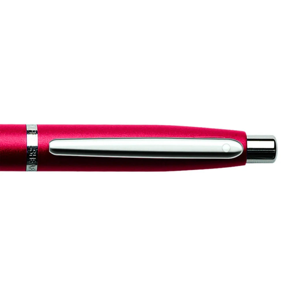 Sheaffer VFM Excessive Red Ballpoint Pen clip details