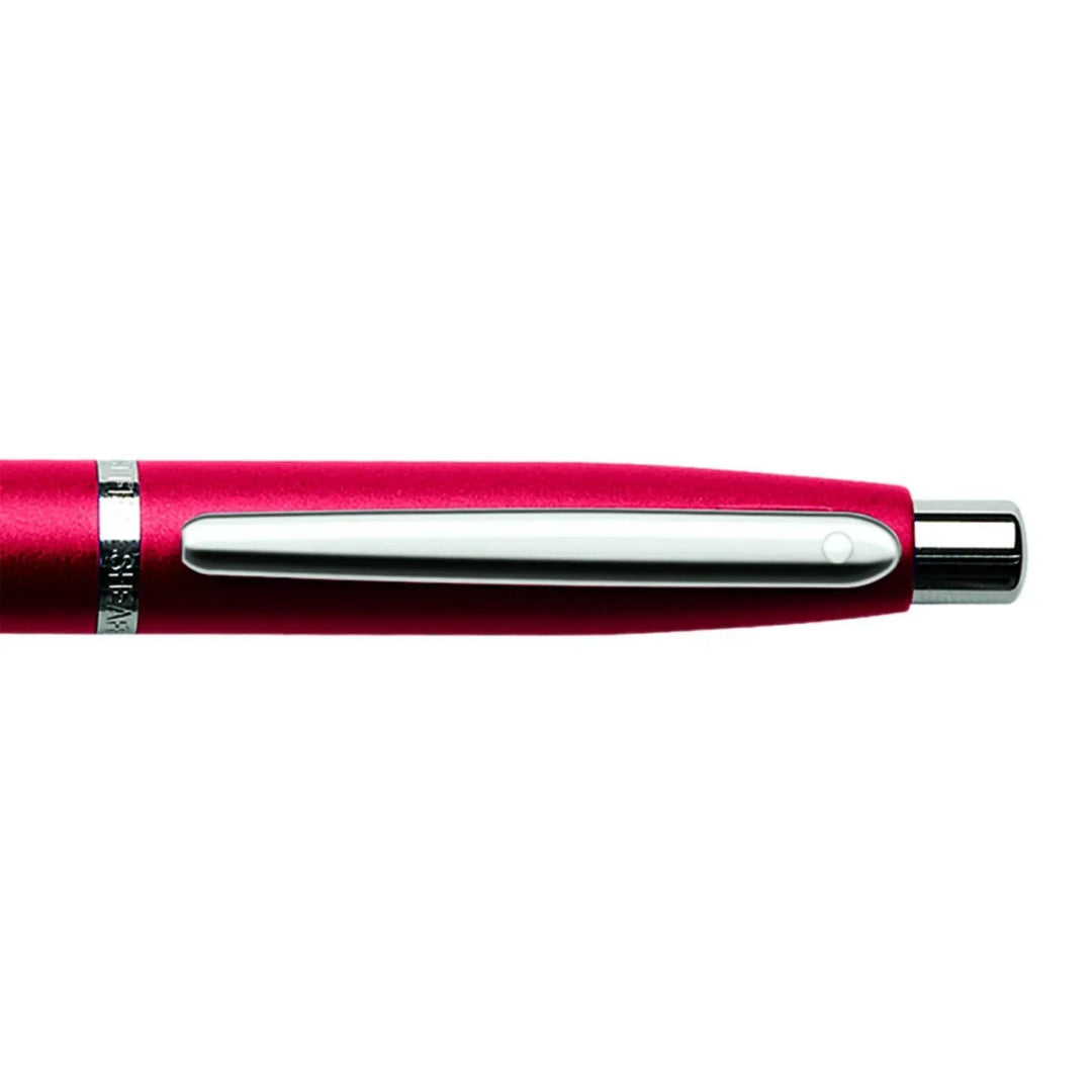 Sheaffer VFM Excessive Red Ballpoint Pen clip details