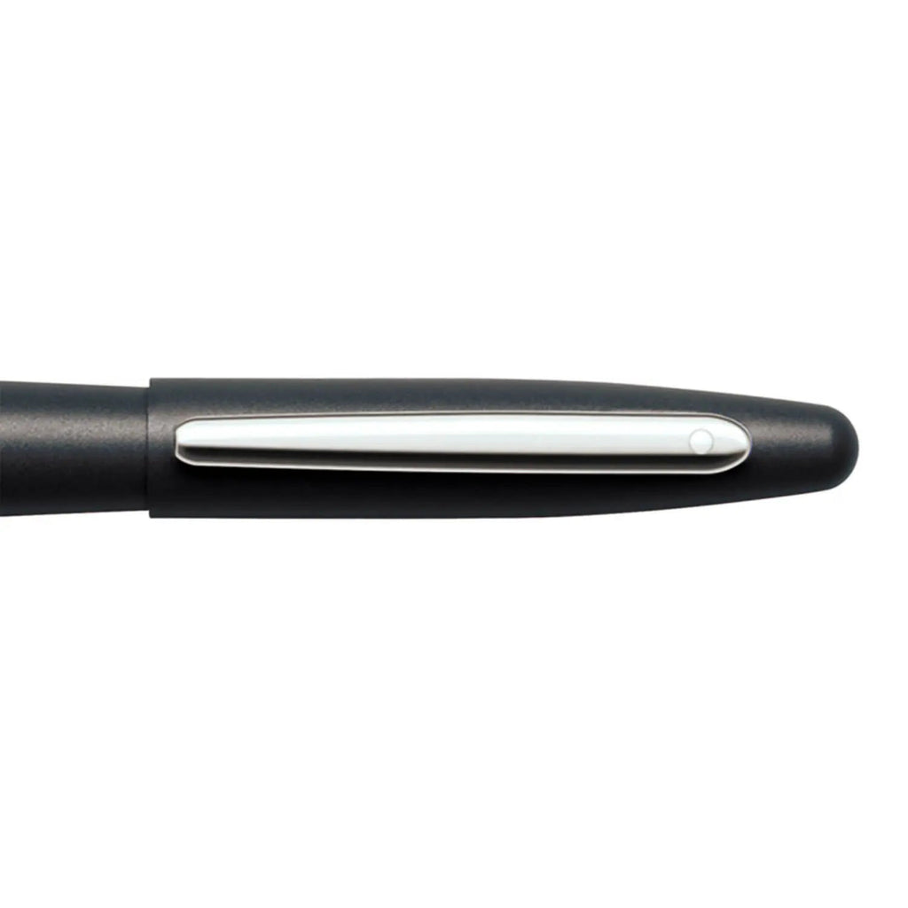 Sheaffer VFM Matte Black Fountain Pen With Chrome Trims clip details