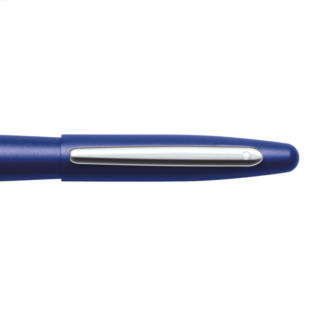 Sheaffer VFM Neon Blue Fountain Pen With Chrome Trims clip details