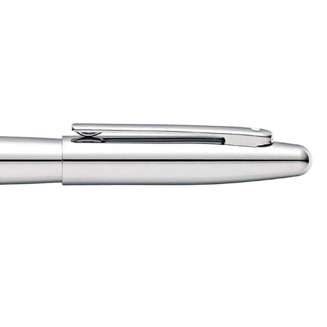 Sheaffer VFM Polished Chrome Rollerball Pen With Chrome Trims clip details