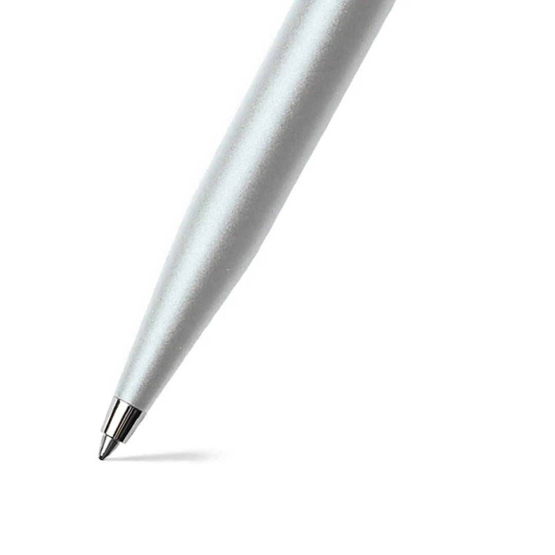 Sheaffer VFM Strobe Silver Ballpoint Pen with Chrome Trims barrel and tip section