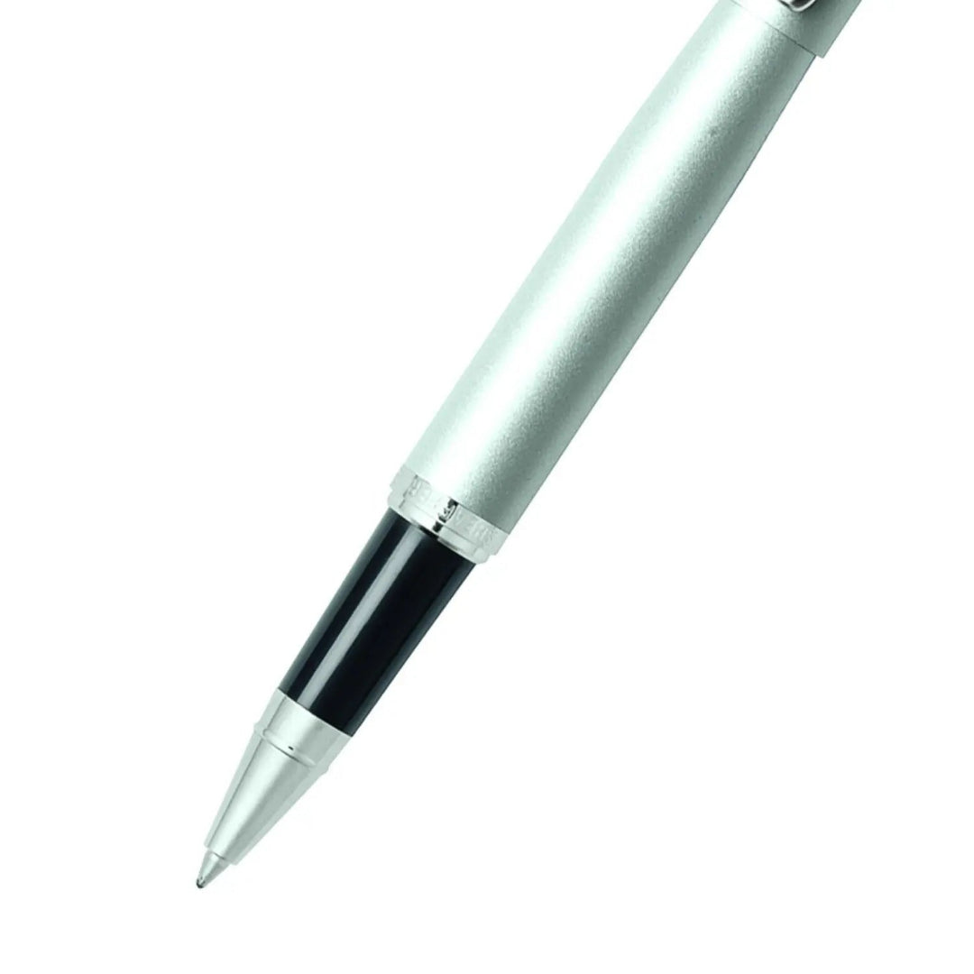 Sheaffer VFM Strobe Silver Rollerball Pen barrel and tip section