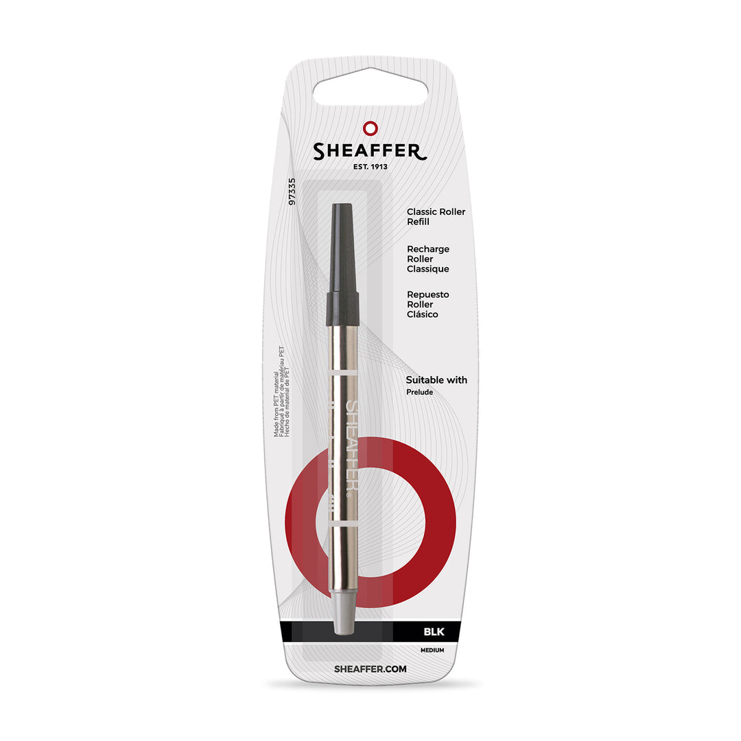 Sheaffer Classic Rollerball Refill Blister Card Medium Nib in black