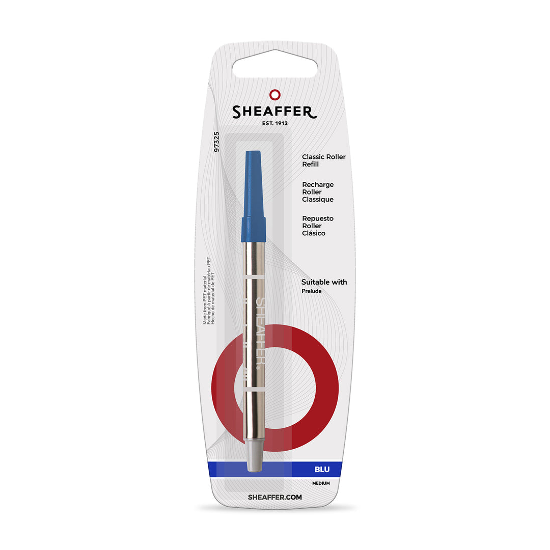 Sheaffer Classic Rollerball Refill Blister Card Medium Nib in blue